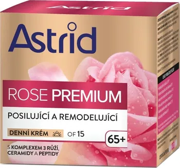 Pleťový krém Astrid Rose Premium 65+ posilující a remodelující denní krém 50 ml