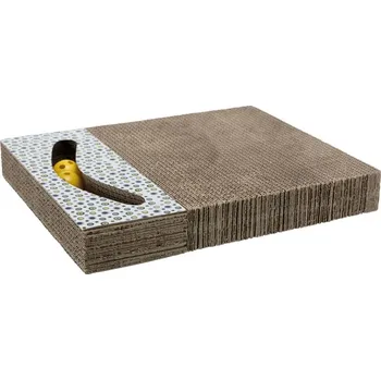 Škrabací karton s hračkou 38 x 30 cm bílý