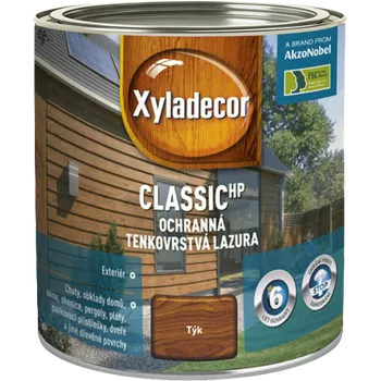 Lak na dřevo Xyladecor Classic HP ochranná tenkovrstvá lazura 0,75L Mahagon