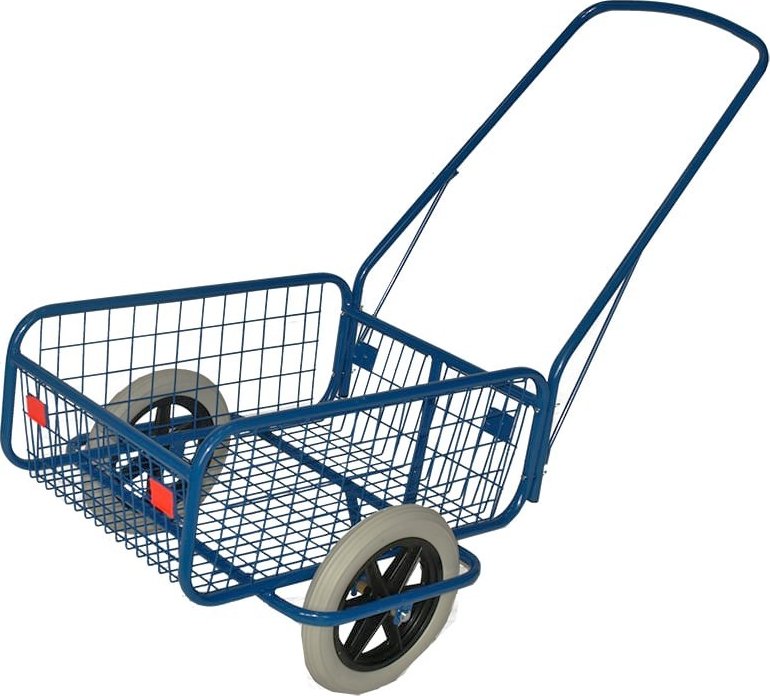 Dvoukolový vozík D100-G | nosnost 100kg | pogumovaná kola 285mm