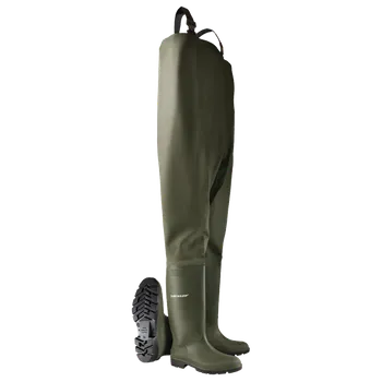 Pánské holínky Vysoké rybářské holínky Dunlop Pricemastor (388VP) (Rybářské brodící boty - holínky Dunlop určené do hluboké vody, jsou mechanicky i chemicky odolné, podšívka)