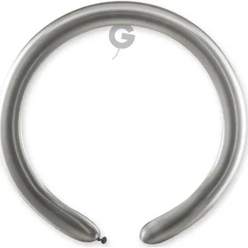 Balónek Svet balonku Tvarovací balónek chrómový stříbrný