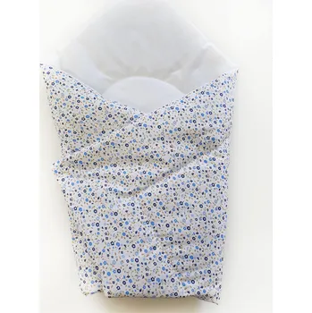 Polštář Zavinovačka - Kvítky modré