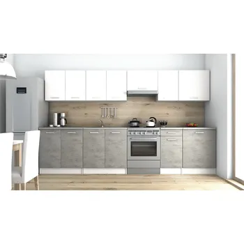 Kuchyňská linka Kuchyňská linka Luigi 320/260 bílá/beton