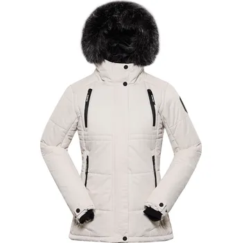 Dámská větrovka Dámská bunda Alpine Pro MOLIDA - krémová / XS