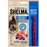 Shelma Meaty Sticks se pstruhem a borůvkami 15 g