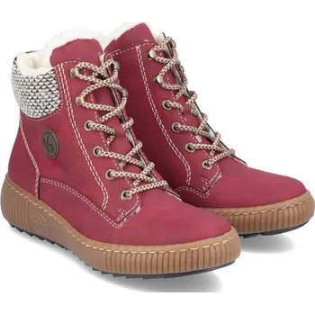 Dámská zimní obuv Rieker Z6620-33 červená, vel. 39