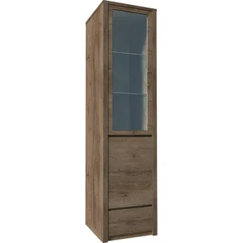 Knihovna MONTANA d | vitrína W1D | 50 cm | lefkas