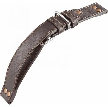 Hodinky Laco řemen Fliegerlederband braun 18 mm