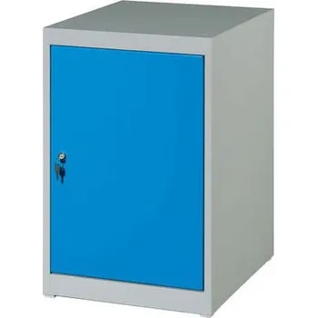 Dílenský stůl Skříňový kontejner, 80 x 51 x 59 cm, šedý/modrý