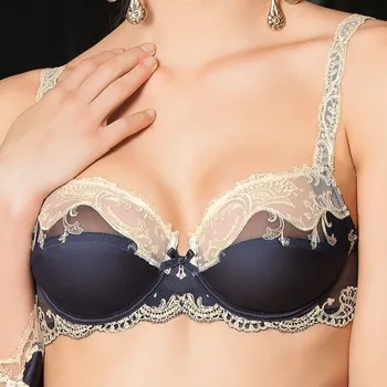 Podprsenka Lise Charmel - Splendeur soie podprsenka vyšší nevyztužená splendeur marine 90E ACC6080