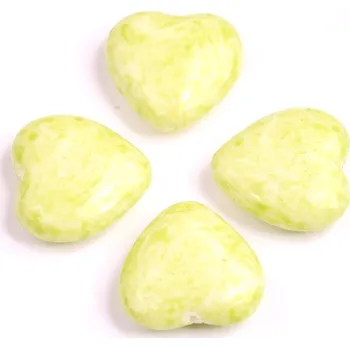 Dětské navlékací korálky Korálky srdíčka č.4289 (15x16mm)