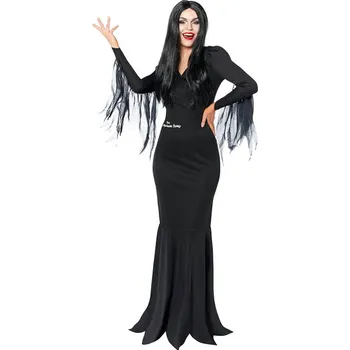 Karnevalový kostým Amscan Kostým Addams Family Morticia M/L
