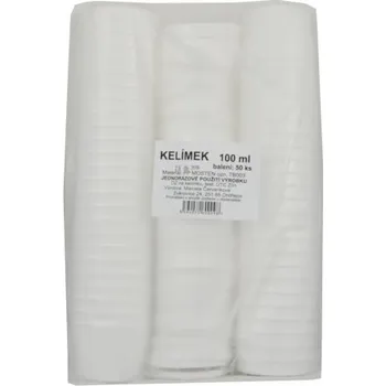 Tachovské SPV Kelímek s víčkem bílý 100 ml 50 ks