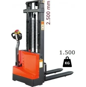 Paletový vozík Vysokozdvižný vozík CDD1525Ms • ELEKTRICKÝ zakladač
