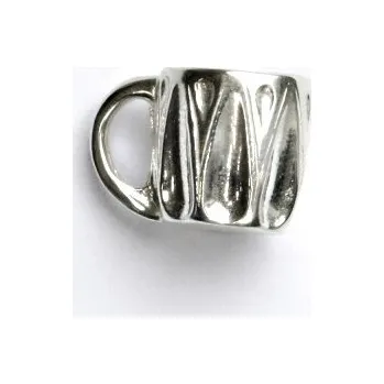 Šperk Stříbrný přívěsek půllitr - P382 (Stříbrný retro 3D půllitr)