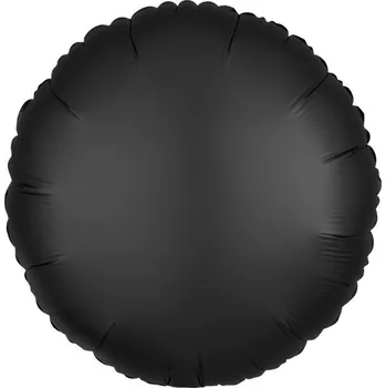 Balónek Kulatý sametový balónek - černý