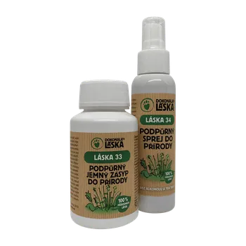 Antiparazitikum pro psa Dokonalá Láska Posílený účinek pro pobyt v přírodě / Zvýhodněný set Láska 33 + Láska 34 100 ml