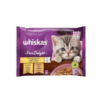 Krmivo pro kočku Whiskas kaps. Pure Delight Junior drůb. v želé 4x85g