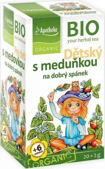 Čaj Čaj BIO Dětský ovocný s meduňkou 20x2g APOTHEKE