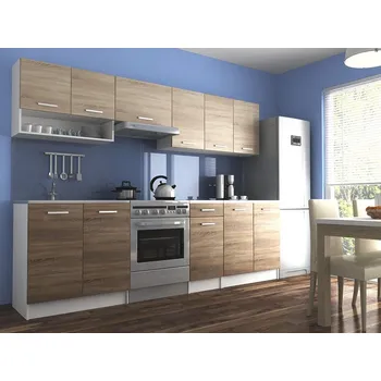 Kuchyňská linka Kuchyňská linka Luigi II 260/200 sonoma/sonoma tabaco