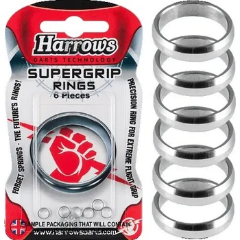 Harrows Supergrip kroužky na násadky 6ks / Harrows