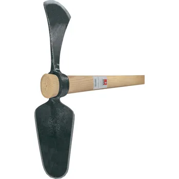 Motyka Lesnická motyka IDEAL, kulatá, 1,7kg (GT-32270371) (Ručně kovaná sekeromotyka bez násady, zalesňovací motyka kulatá se špicí, 450 x 220 x 125/90 mm)