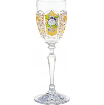 Sklenice Zlatá broušená sklenice, Royal Crystal, 95 ml, 6 ks