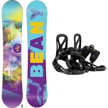 Snowboarding Beany Meadow dívčí snowboard + Beany Kido dětské vázání 140 cm + XXS (EU 25-32) + DÁREK + Doprava ZDARMA