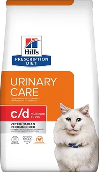 Krmivo pro kočku Hill's Pet Nutrition Prescription Diet Feline Adult Urinary Care Multicare Stress c/d Chicken