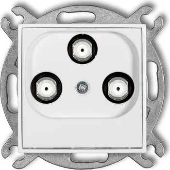 Elektrická zásuvka KARLIK Multimediální datová zásuvka UPC Barva: Matná bílá