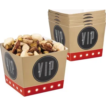 Karnevalový doplněk Krabička na popcorn VIP (6ks)