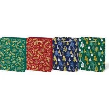 Dárková taška Dárková taška vánoční 26x32x12 L LUX mix V7