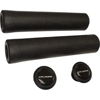grip Gripy gumové Crussis s krytkou - černá