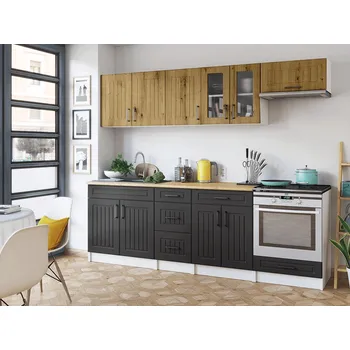 Kuchyňská linka Kuchyňská linka Běla 240/240 artisan/grafit MAT