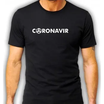 Pánské tričko pánské tričko CORONAVIR L Bílá