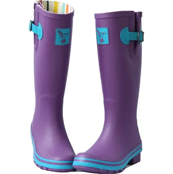 Dámské holínky Dámské holínky gumáky Evercreatures Eggplant