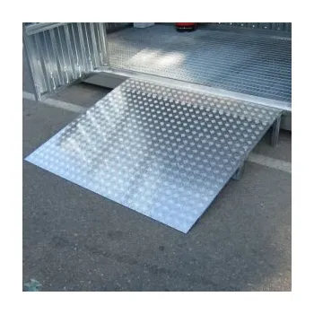 Nakládací rampa pro vozidlo Nájezdová rampa k EKO kontejneru vyrobená z hliníku