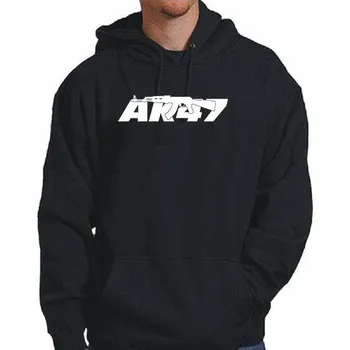 Pánská mikina mikina s kapucí AK 47 Černá L