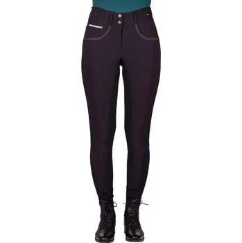 Jezdecké oblečení QHP Rajtky Adalyn QHP, s gripem, dámské, černé 44