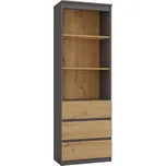 Regál RS60 antracit/dub artisan