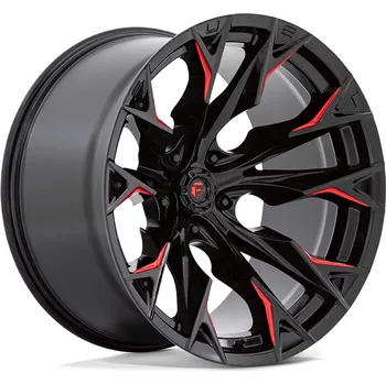 Alu kolo Fuel D823 FLAME disk 22x12 5x127 71.5 ET-44, Gloss black