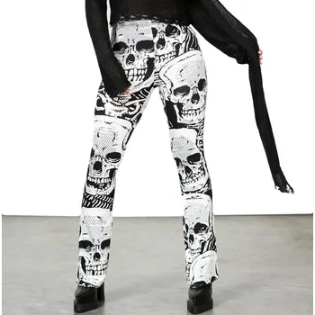 Dámské kalhoty kalhoty dámské KILLSTAR - Plentiful Reap - Black & White - XS