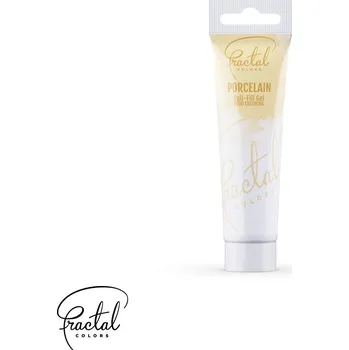 Potravinářské barvivo Gelová barva Fractal - Porcelain (30 g)