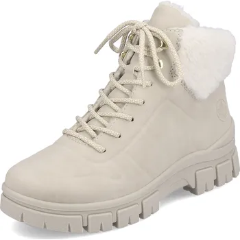 Dámská zimní obuv DÁMSKÉ KOTNÍKOVÉ BOTY RIEKER Z1101-62 BÉŽOVÁ Barva: BÉŽOVÁ, Velikost: 40