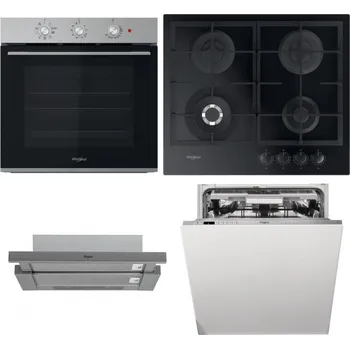 Set domácích spotřebičů WHIRLPOOL OMK38HU0X + WHIRLPOOL GOFL 629/NB1 + WHIRLPOOL AKR 749/1 IX + WHIRLPOOL WIO 3O540 PELG