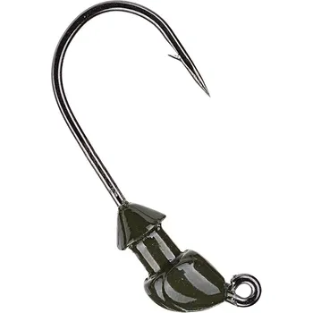 Rybářský háček Jigová hlavička Strike King Baby Squadron Green Pumpkin 3.5g 3ks