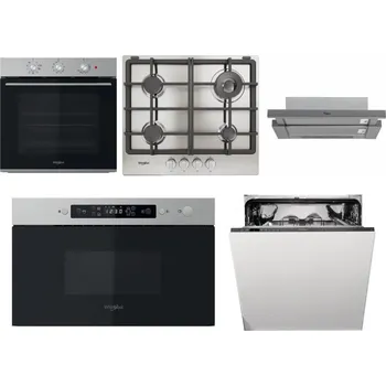 Set domácích spotřebičů WHIRLPOOL OMK38HU0X + WHIRLPOOL TGML 661 IX R + WHIRLPOOL AKR 749/1 IX + WHIRLPOOL MBNA910X + WHIRLPOOL WIO 3T133 PE 6.5