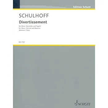 Schulhoff: Divertissement pro hoboj, klarinet a fagot / party