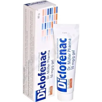 Lék na bolest, zánět a horečku Diclofenac Dr.Müller Pharma 10mg/g gel 60g